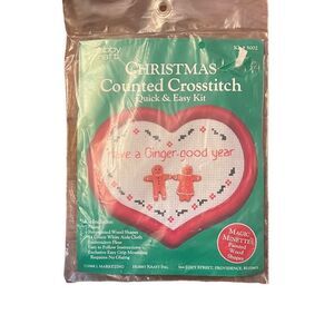 Vintage Hobby‎ Kraft Christmas Counted Crosstitch Kit New (1988)